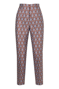 Cropped cigarette trousers